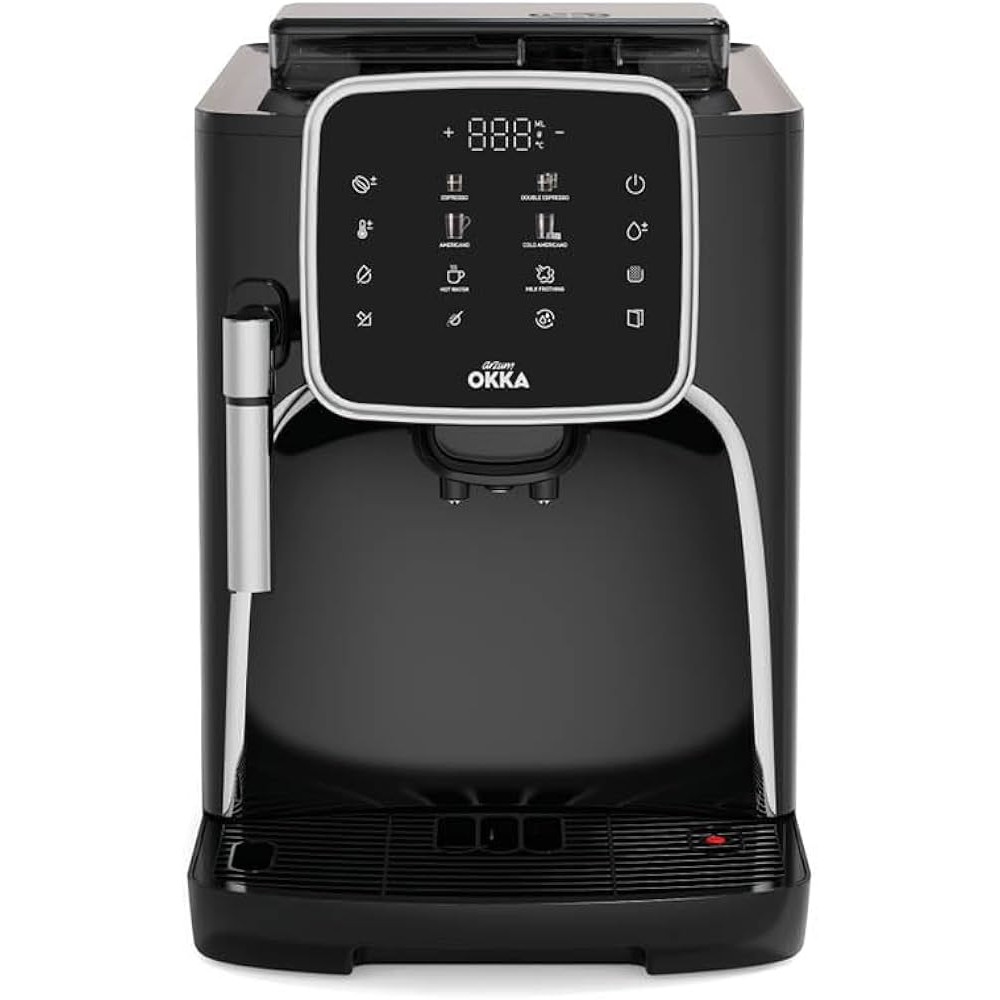 ARZUM OKKA ESSPRESO PRO ME MULLI AUTOMATIK TOUCHSCREEN 6 LLOJE ESPRESSO 19BAR 1200W CHROM OK0030-05