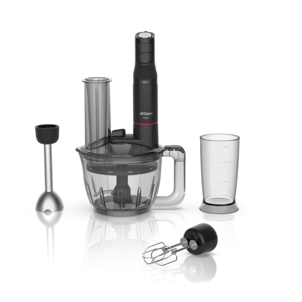 ARZUM AR1149 MULTI BLENDER SET 1200W 5-FUNKSIONE 1.75L PROART