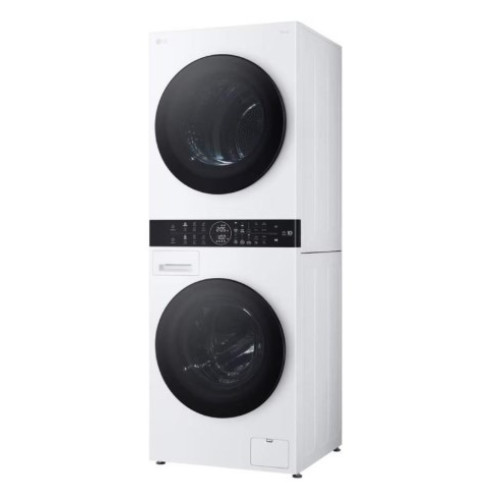 LG LAVATRIQE 1400 RPM LARESE-THARESE 12KG LARJE 10KG THARJE TOWER WT1210WWF WIFI WHITE