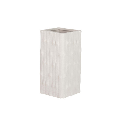 VAZO PER LULE 15X15X31CM BEIGE CERAMIC ES