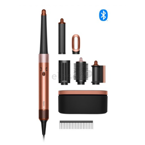 DYSON STILUES PER FLOKE AIRWRAP AMBER SILK/PINK CHAMPAGNE STRAIGHT+WAVY