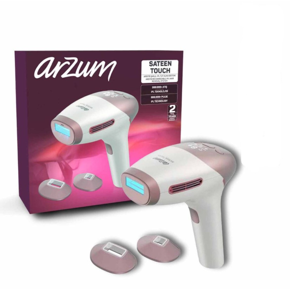 ARZUM AR5178 SATEEN TOUCH DEPILATOR ME LASER KABELL+BATERI