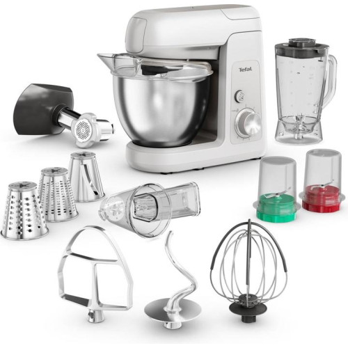TEFAL QB525B38 MIKSER PROFESIONAL 4.6L, 8 SHPEJTESI,1100W + 5 PJESE SHTESE BAKE PARTNER BEIGE