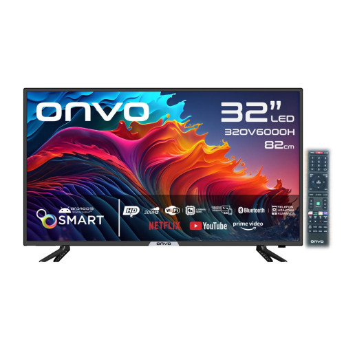 ONVO 32 INCH ANDROID SMART TV 200HZ OV6000H ANDROID 13