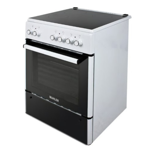 MUHLER ELC-VC601E SHPORET VITROCERAMIC 4 ZONA 64L 2X1200W,2X1800W KLASA A I BARDH