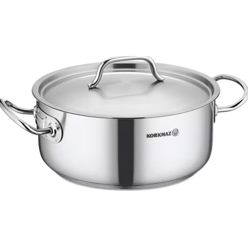 KORKMAZ A2724 PROLINE GASTRO TENGJERE 28X16CM 9.5L ROSFAJ ME INDUKSION