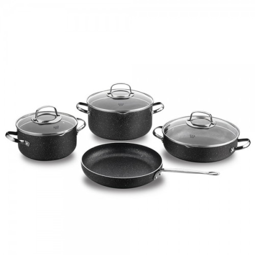 KORKMAZ A1371 GALAKSI SET TENGJERE 7PCS GRANIT 5L-3.5L-3L-26X4.5 