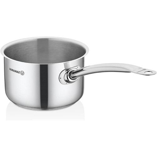 KORKMAZ A2702 PROLINE GASTRO SOUCEPAN 20X9CM 2.8L ROSFAJ ME INDUKSION