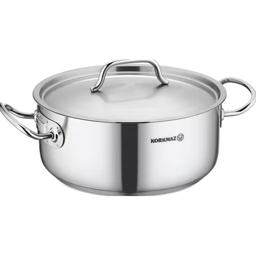 KORKMAZ A2723 PROLINE GASTRO TENGJERE 24X14CM 6.2L ROSFAJ ME INDUKSION